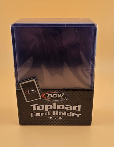 BCW 3x4 Topload Card Holder - Standard