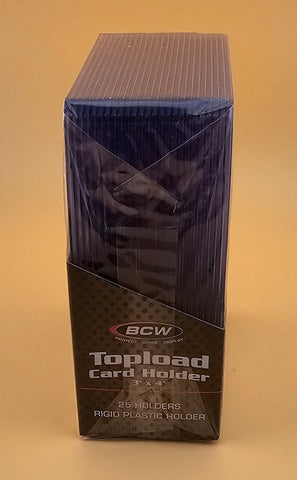 BCW 3x4 Topload Card Holder - Standard