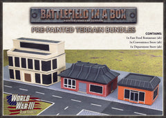 Battlefield in a Box: Modern - Shopping Center Terrain Bundle