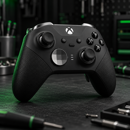 Xbox Elite Series 2 Stick and Bumper Repair — matching controller illustration